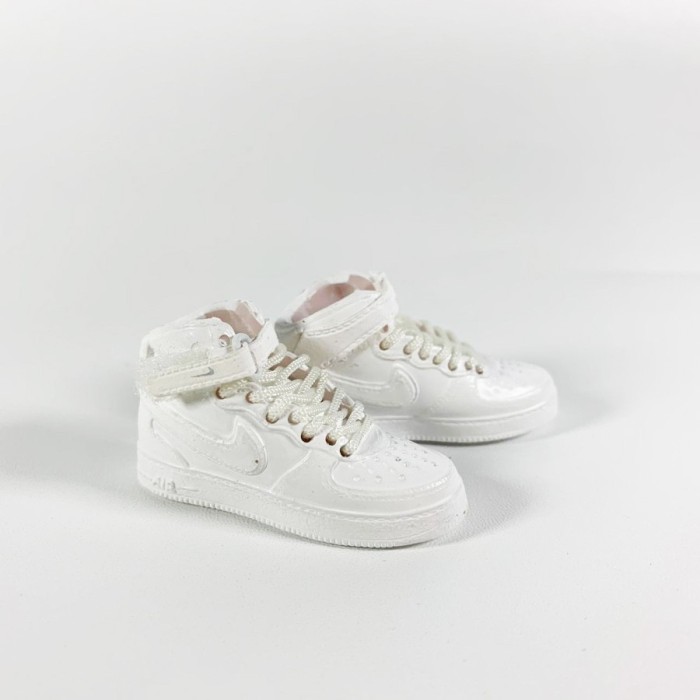 AIR FORCE 1 ONE WHITE 3D SNEAKERS KEYCHAIN MINIATUR