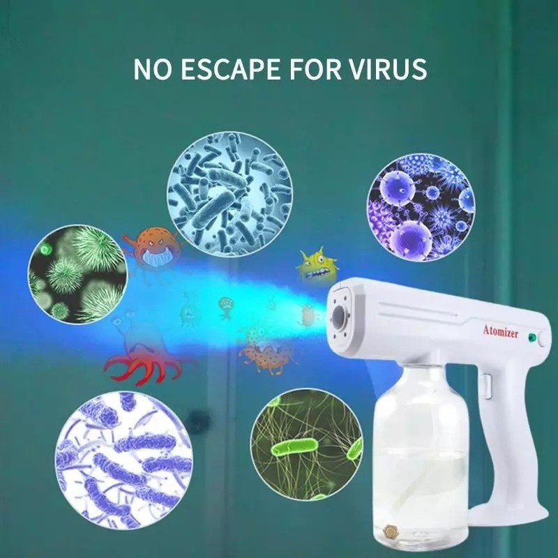 NA - J-01 Nano spray gun disinfektan portable wireless with UV light