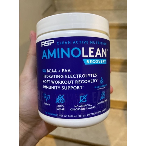 BCAA RSP AMINOLEAN RECOVERY 30 serving - AMINO LEAN BCAA EAA