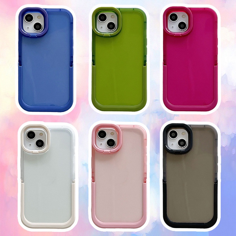 Casing iPhone 11 12 13 Pro Max Warna Permen