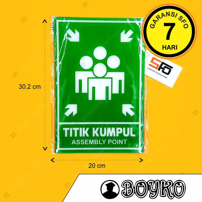 

hanya disini] Akrilik Titik Kumpul / Assembly Point - Acrylic Sign Folio 20cm x 30,2