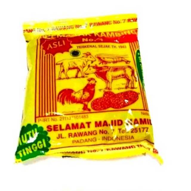

Bumbu Masak Gulai Tempo Dulu Pemasak Kambing No. 1 Ramuan Gulai Selamat Majid Hamid 40 gram