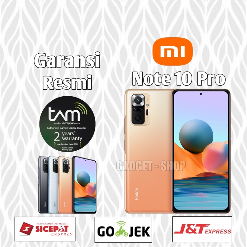 Xiaomi Redmi note 10 PRO &amp; Note 11 PRO 5G 6/128 &amp; 8/128 garansi Resmi indonesia✅