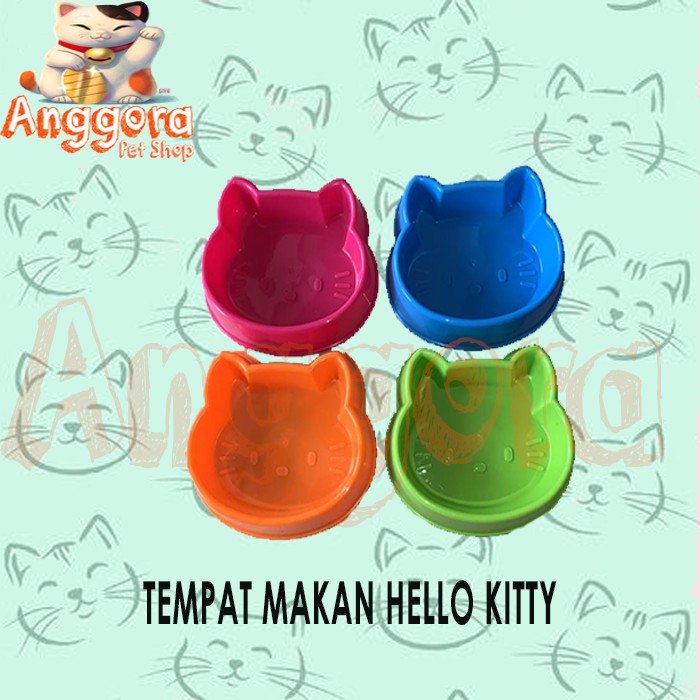 Tempat makan Kucing Anjing Hello Kitty