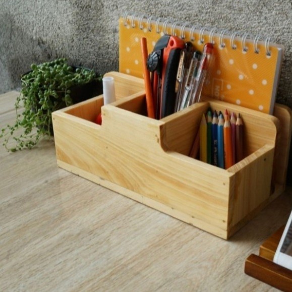 

Mantap Stationary Organizer Kayu Tempat Pensil Notebook Dan Alat Kantor Diskon