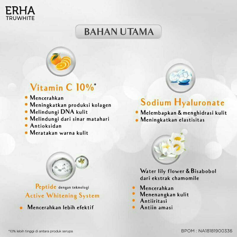 ERHA Truwhite Vit C &amp; Peptide Brightening Serum