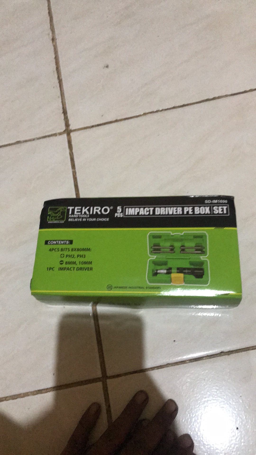 Obeng Ketok Set 5 Pcs Tekiro - Tekiro Obeng Getok Set 5 Pcs - Impact Driver Obral Murah