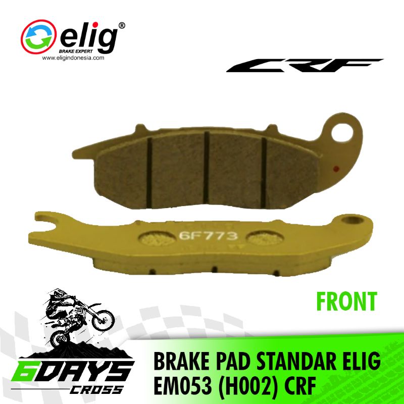 KAMPAS REM CAKRAM DEPAN CRF BRAKE PAD ELIG STANDARD EM053