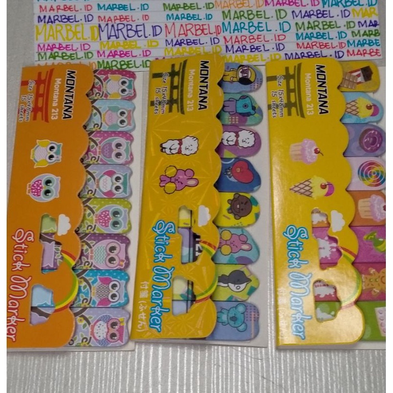 

MB.ID - Sticky Note / Pembatas Buku Karakter