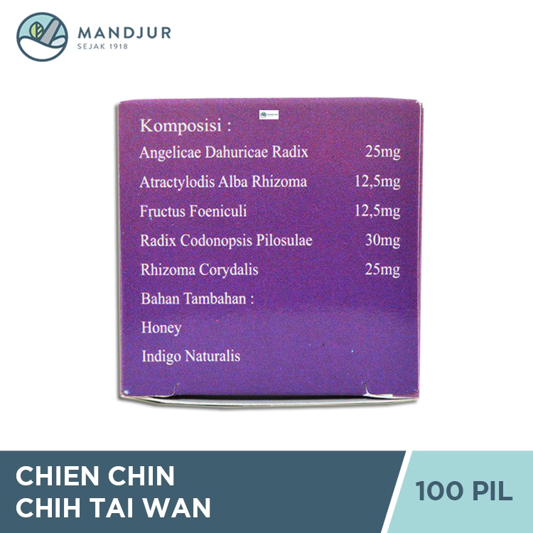 Chien Chin Chih Tai Wan - Obat Herbal Keputihan dan Nyeri Haid