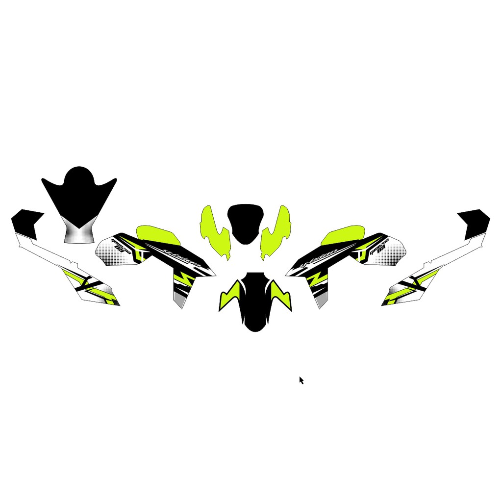 Stiker Decal YAMAHA VIXION OLD NVA NVL Custom Sticker (8)