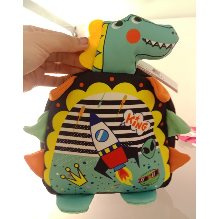 MINI BAG TAS RANSEL ANAK CUTE KARAKTER DINO BY ELIZABETH