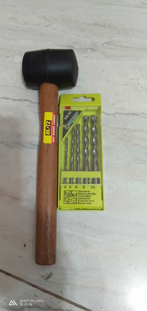 Prescott Mata Bor Tembok Beton Set 5 Pcs