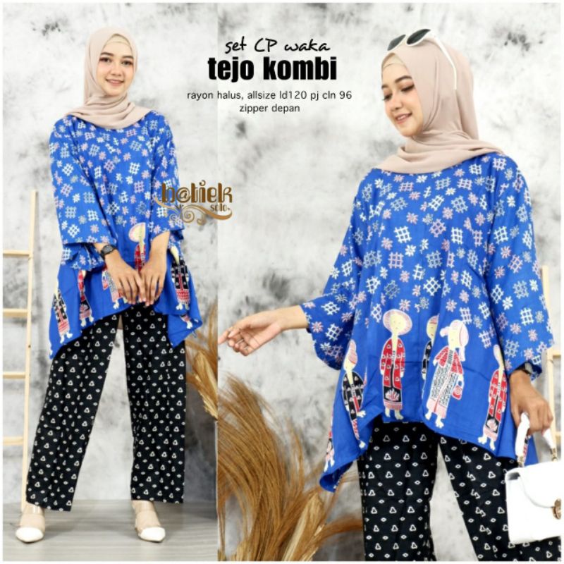 setelan batik tejo kombi