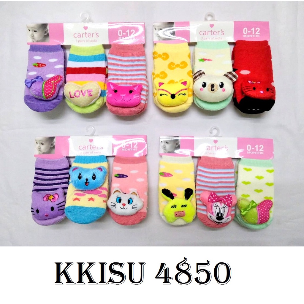 Carterlove Kaos Kaki Baby 3 Pcs (CRT-KK/3)