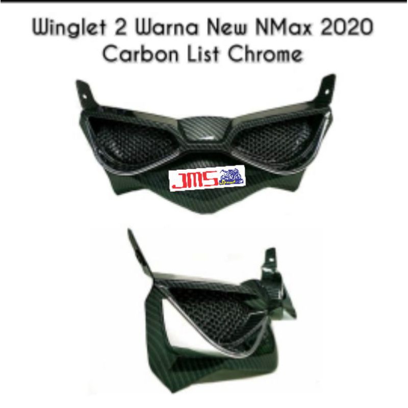 winglet carbon list crome yamaha nmax new 2020 nemo