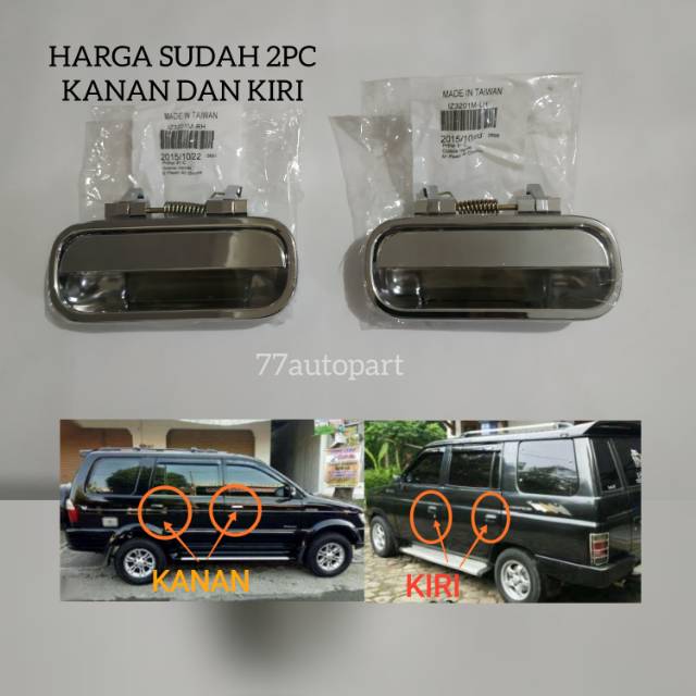 Handle pintu luar panther chrome kanan kiri