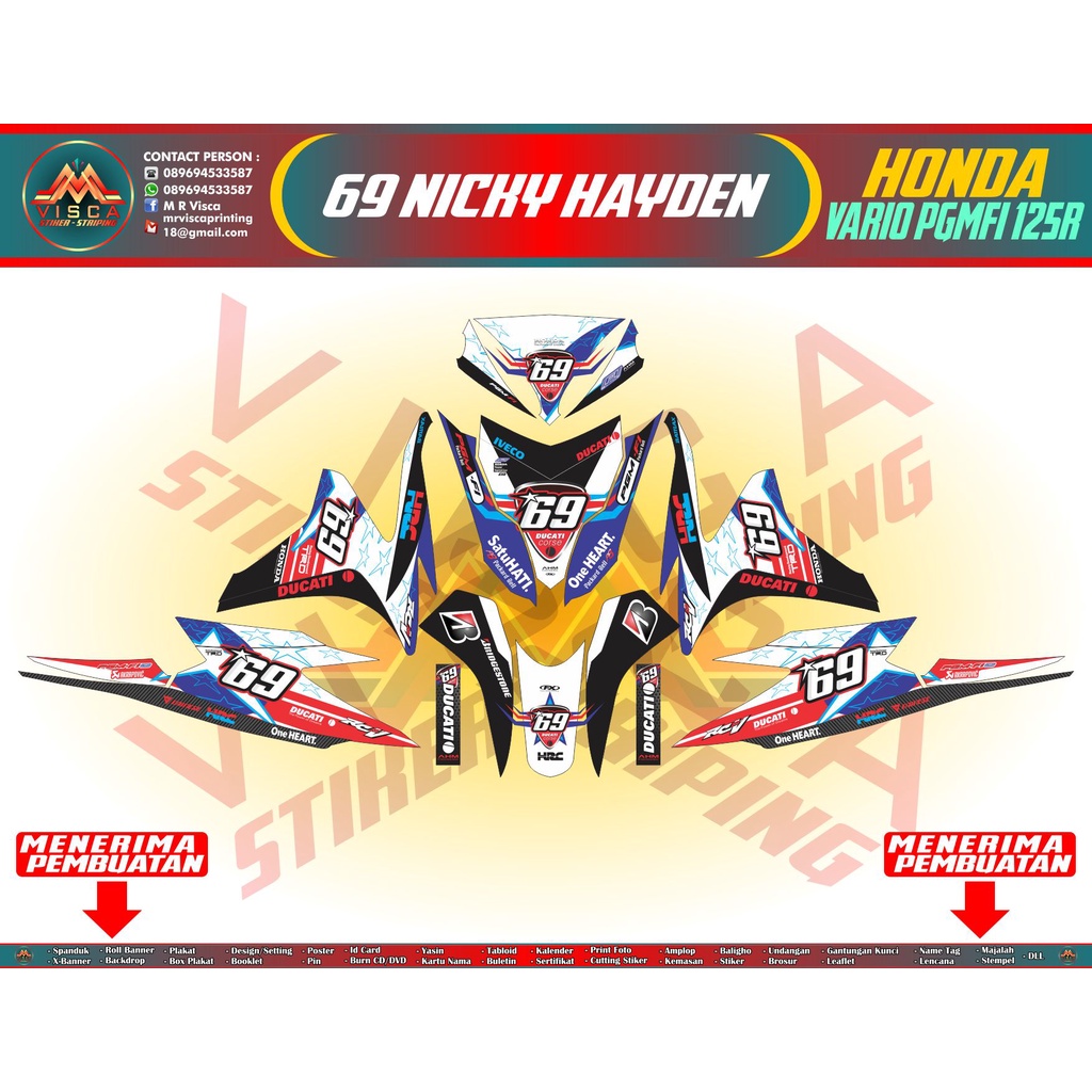 Decal Vario 125 fullbody - decal honda vario 125 fullbody