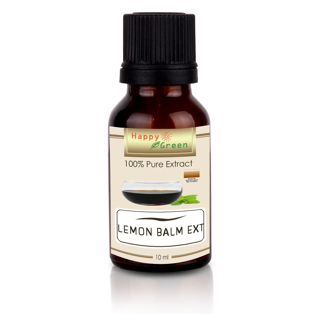 Happy Green Lemon Balm Liquid Extract - 100% Murni Natural