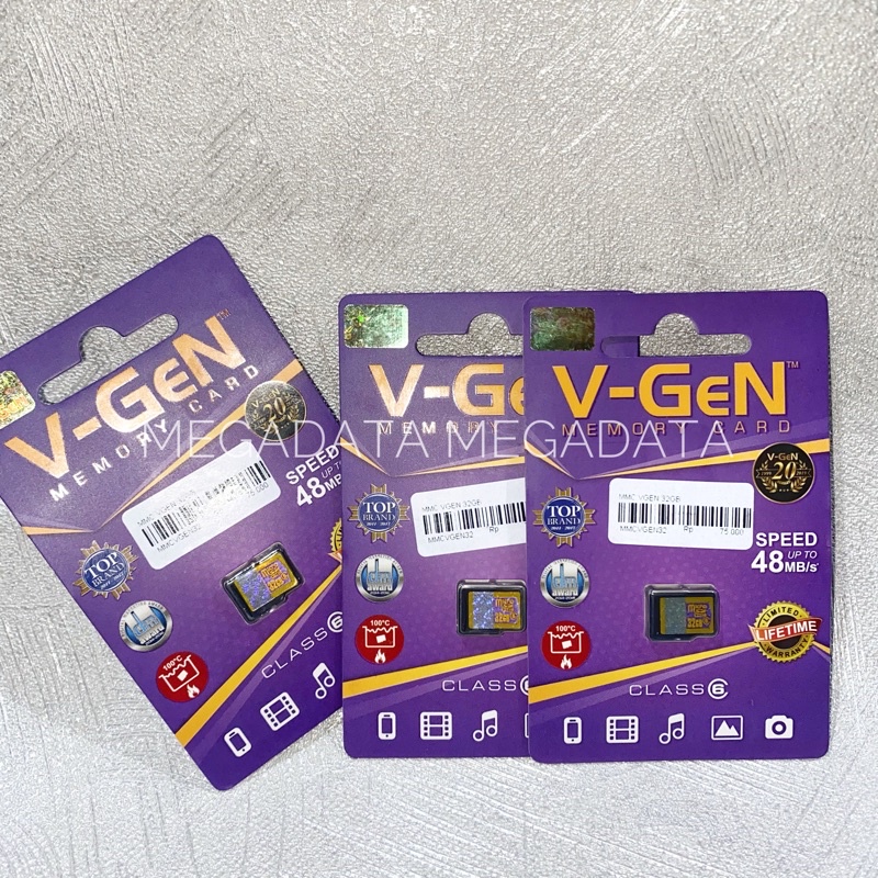 MMC / KARTU MEMORI / MICROSD VGEN 32GB - MEGA DATA