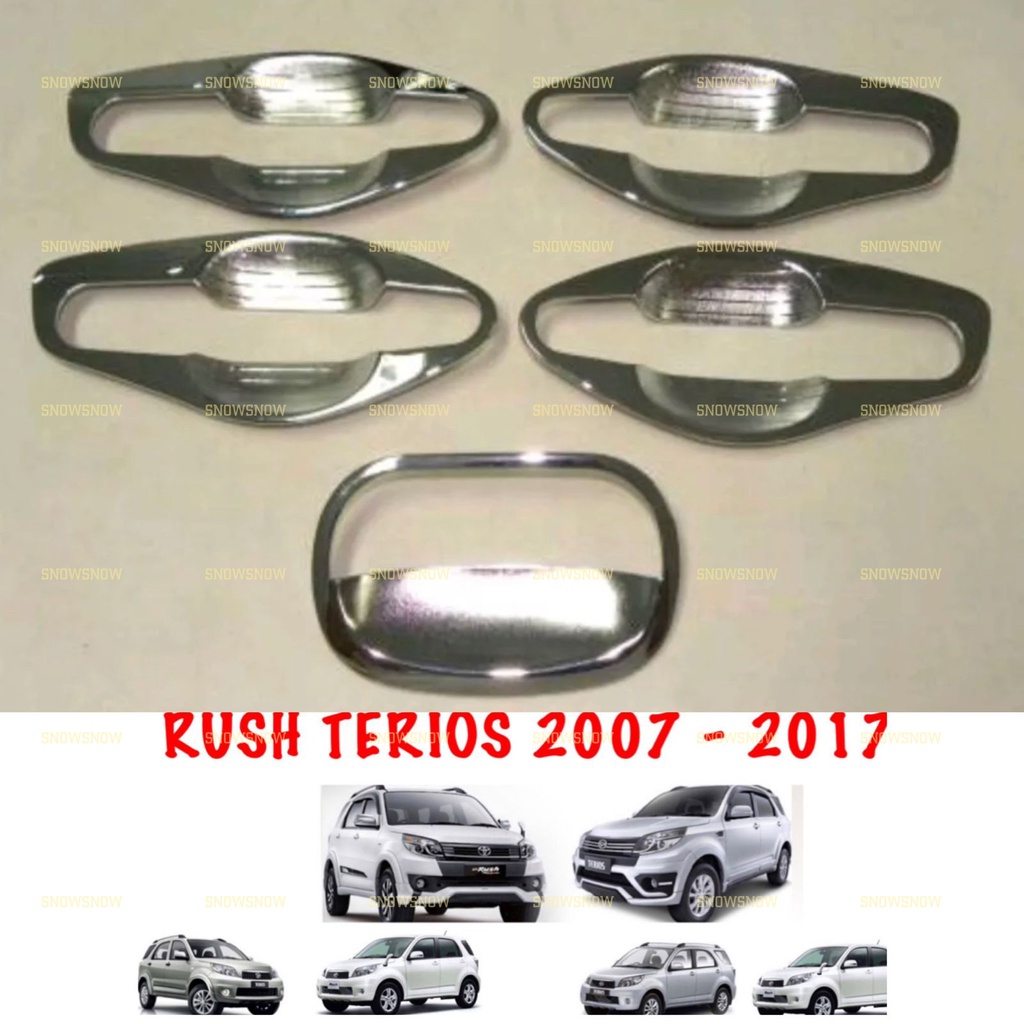 Outer Cover Mangkok Rush Terios Lama 2007 2008 2017 Platinum Chrome