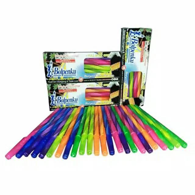 

Bolpenku Lilin / Bolpoin Lilin Warna / Bolpen Tinta Hitam