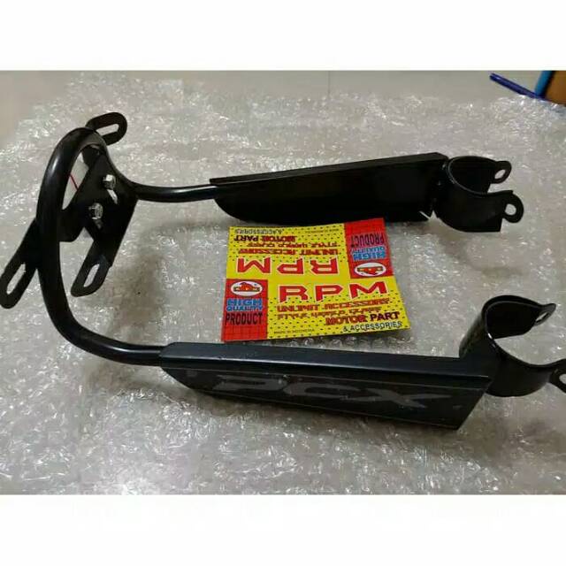 DUDUKAN PLAT PCX DEPAN/BREKET PLAT MOTOR PCX DEPAN PIPA BESI