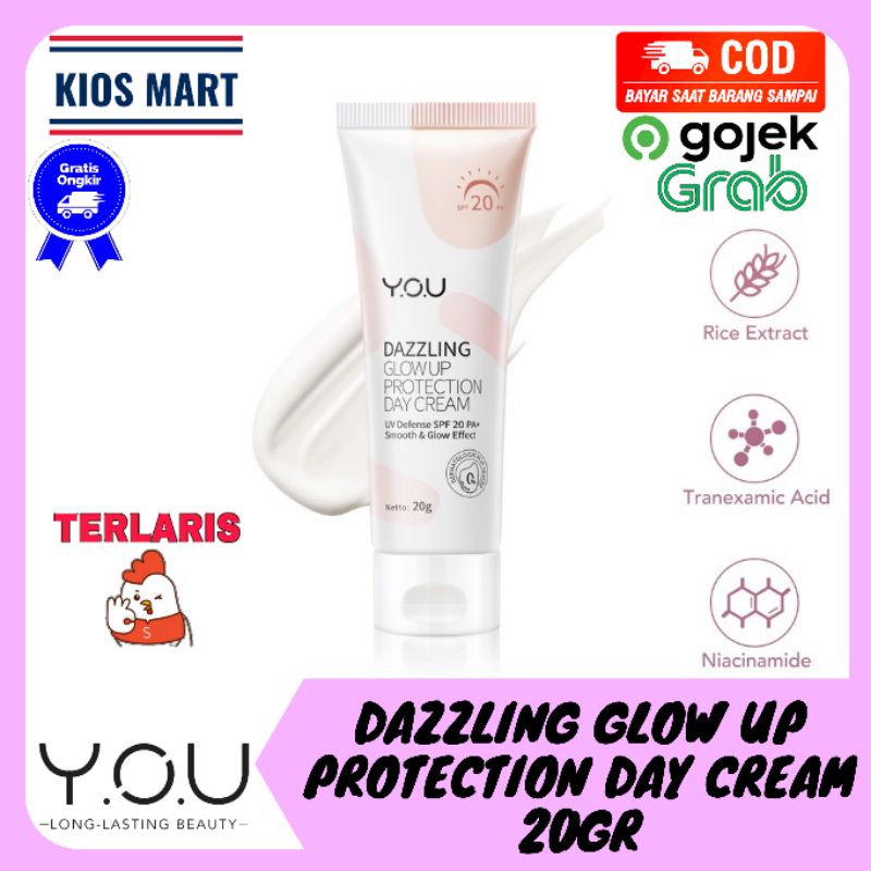 You Dazzling Glow Up Series Day Cream Night Cream Toner Facial Foam Body Cream Tone Up Face Cream