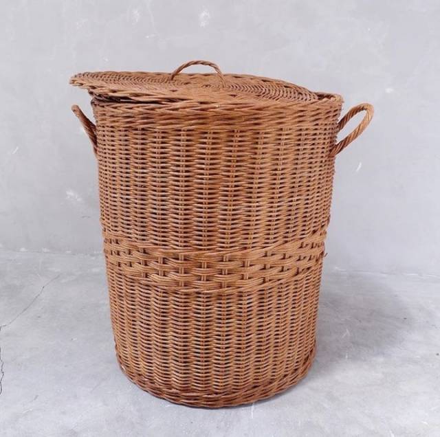  Keranjang  Baju  Kotor  Laundry Bag Rotan  Aneka Warna Size 35 