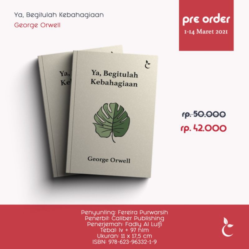 Ya, Begitulah Kebahagiaan - George Orwell