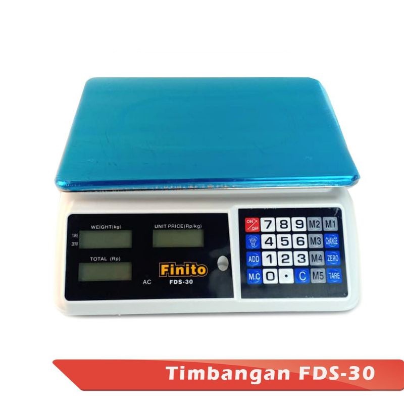 TIMBANGAN DIGITAL FINITO FDS 30 MAX. 40 KG