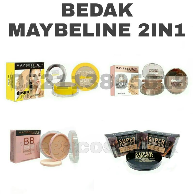 [PERLUSIN] BEDAK MAYBELINE BB DREAM WONDER / BEDAK MAYBELLINE 2 in 1