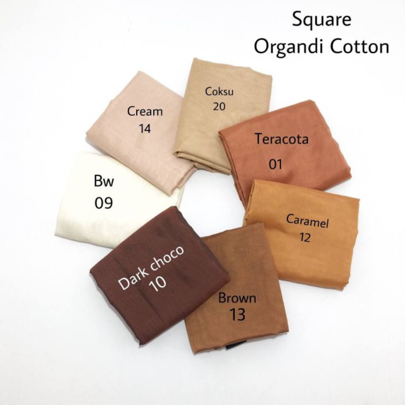 Square Organdi Cotton ALISHA