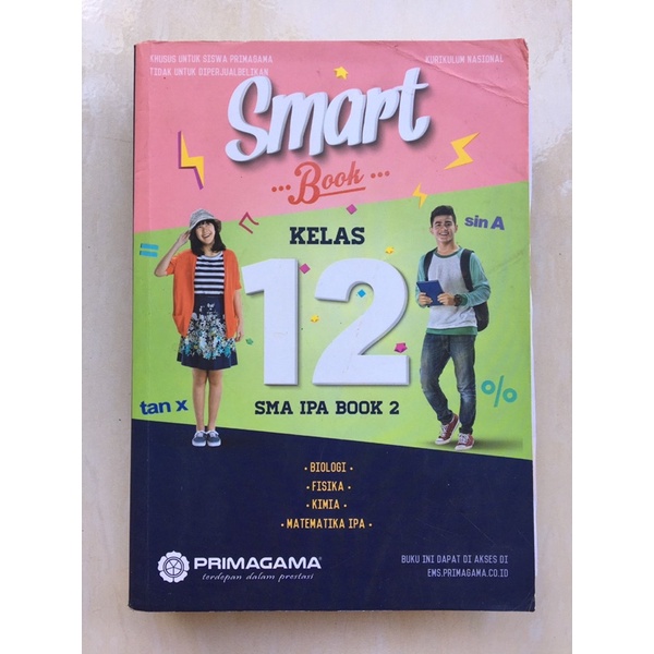 

BUKU PRIMAGAMA KELAS 12 SMA IPA + BONUS BUKU SOAL PRELOVED