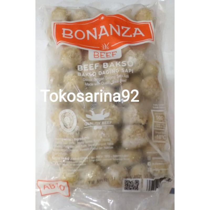 

Bakso sapi bonanza 500 gram