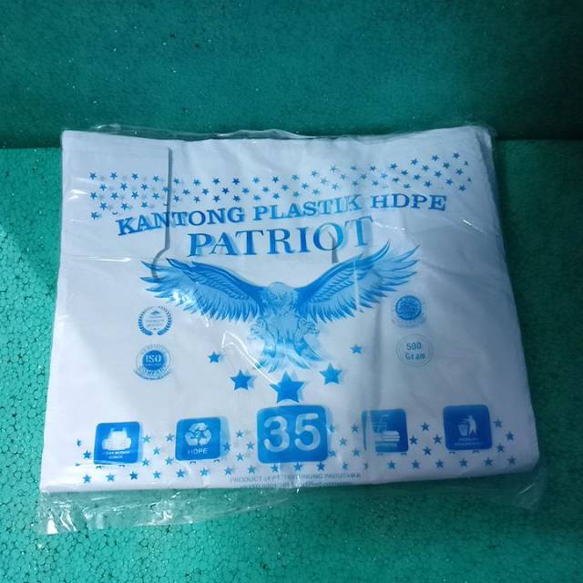 Kantong Plastik HDPE Putih Besar 35