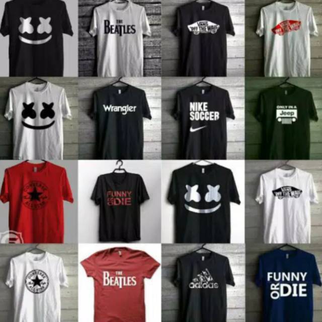 Grosir kaos distro bandung termurah