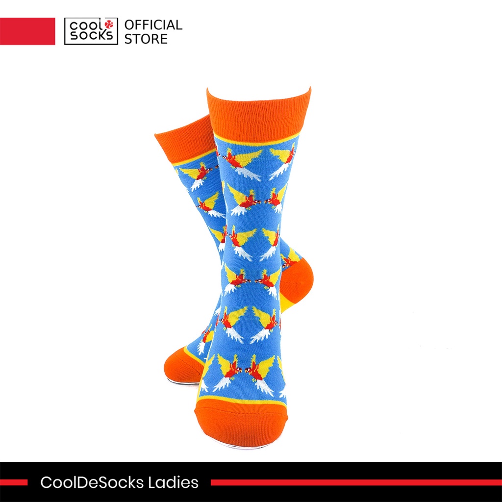 Kaos Kaki Wanita CoolDeSocks Ladies | Cockatoos