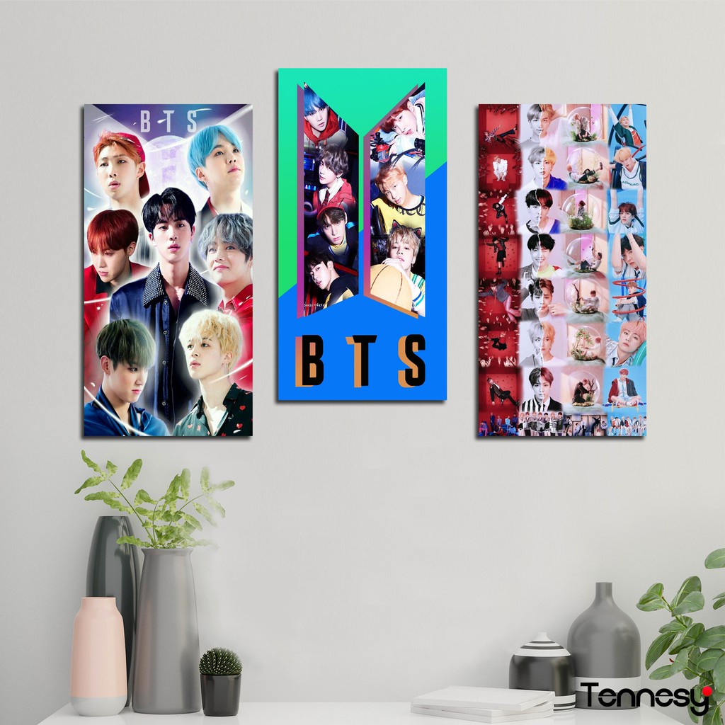 HIASAN DINDING WALL DECOR PAJANGAN POSTER DEKORASI KAMAR RUMAH BTS KOREA KPOP