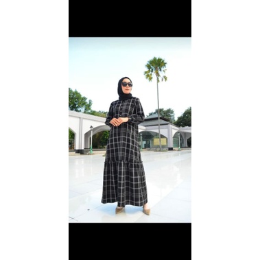 Baju Gamis Wanita Siti Hajar Farida Dress