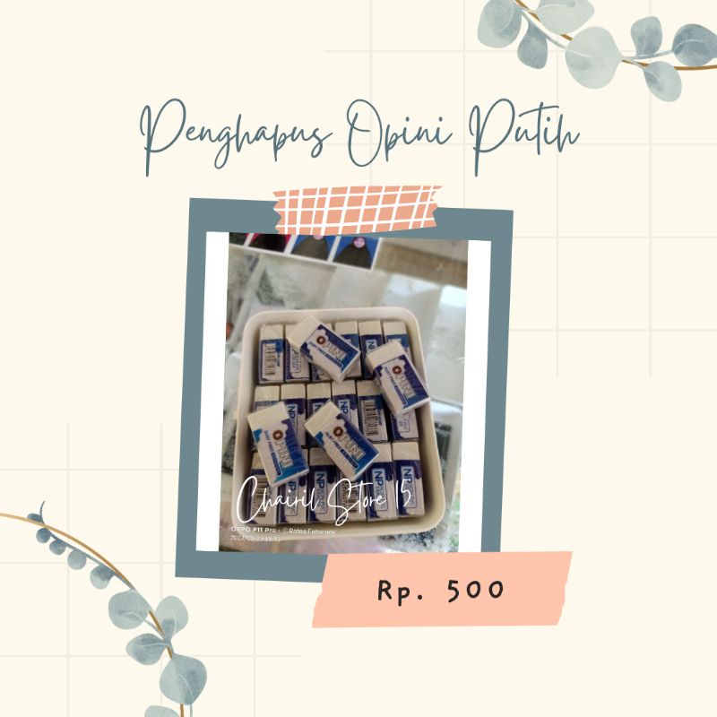 

PENGHAPUS OPINI ECER