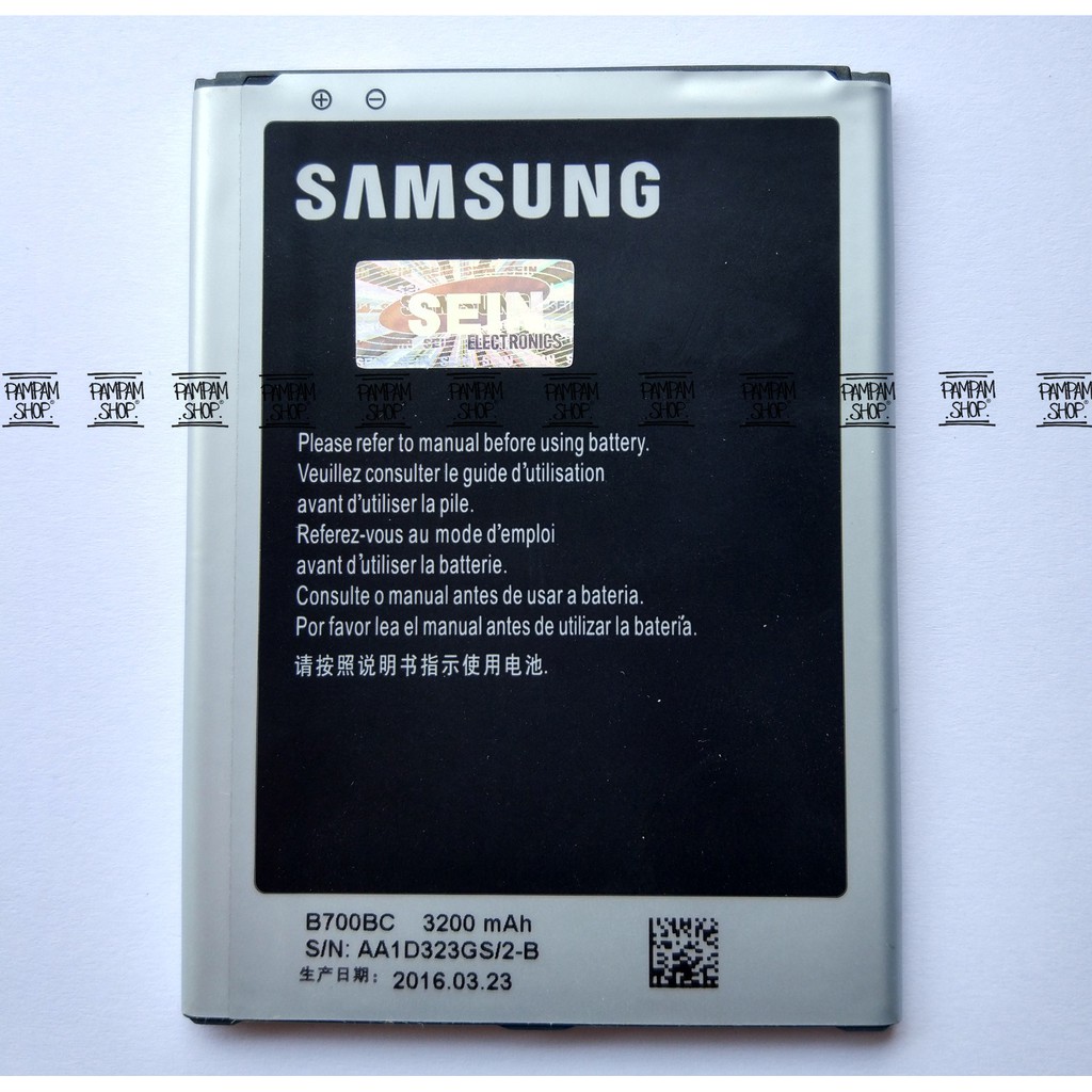 Baterai Handphone Samsung Galaxy Mega 6,3&quot; I9208 Original | Battery, Batre, HP, I 9208, SEIN