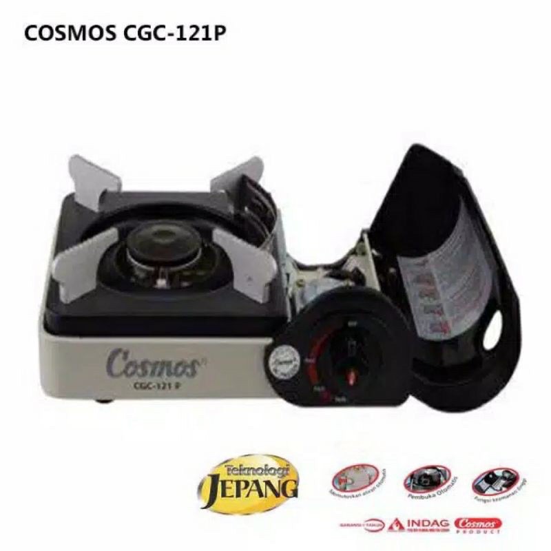 KOMPOR PORTABLE COSMOS CGC-121PN COCOK UNTUK TRAVELING GARANSI RESMI