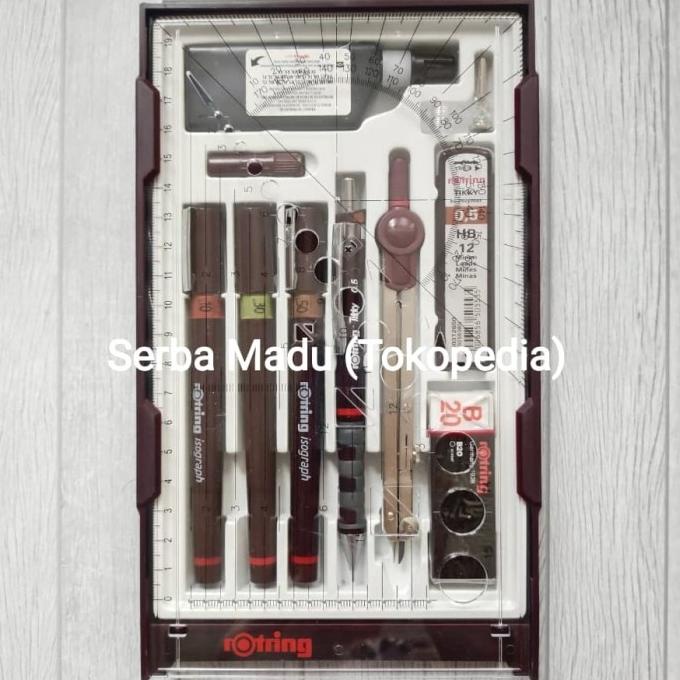 

Rotring Isograph Set/College Set 0.1/0.3/0.5mm
