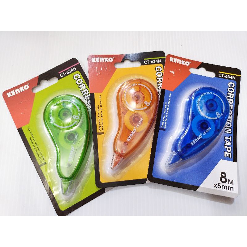 

Correction Tape CT-634N KENKO Penghapus Correction Tip ex Tipex Alat Tulis