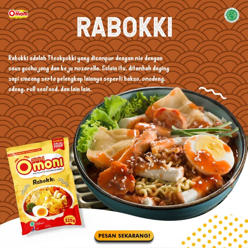 

Omoni Korean Halal Food- Rabokki/Odeng/Jajangmyeon