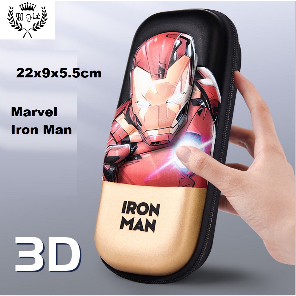 Tempat pensil Kotak Pensil EVA Hardcase Waterproof Marvel Spiderman