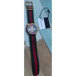 jam Gucci Lebah tali Kanvas BM