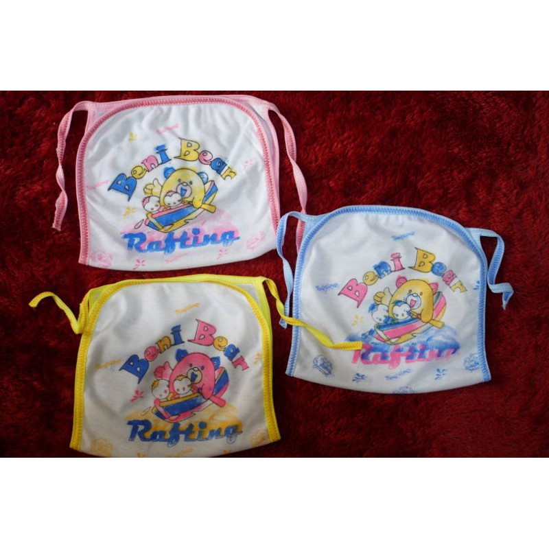 1 LUSIN POPOK KAIN BAYI TALI MURAH PUTIH popok kain bayi lusinan terjangkau popok bayi popok tali ka