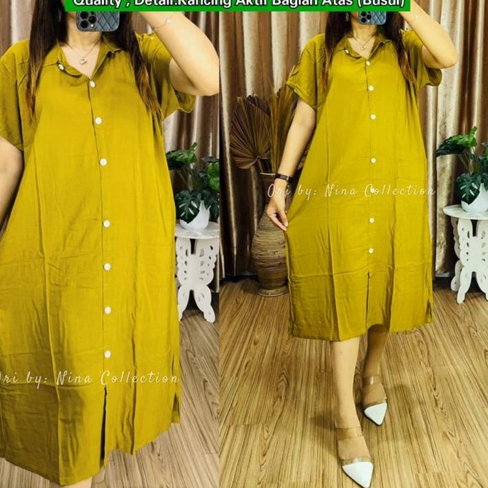 Daster Dress Rayon NAGITA / Daster Rayon Kancing / Daster Andin Rayon / Daster NAGITA / Daster Rayon